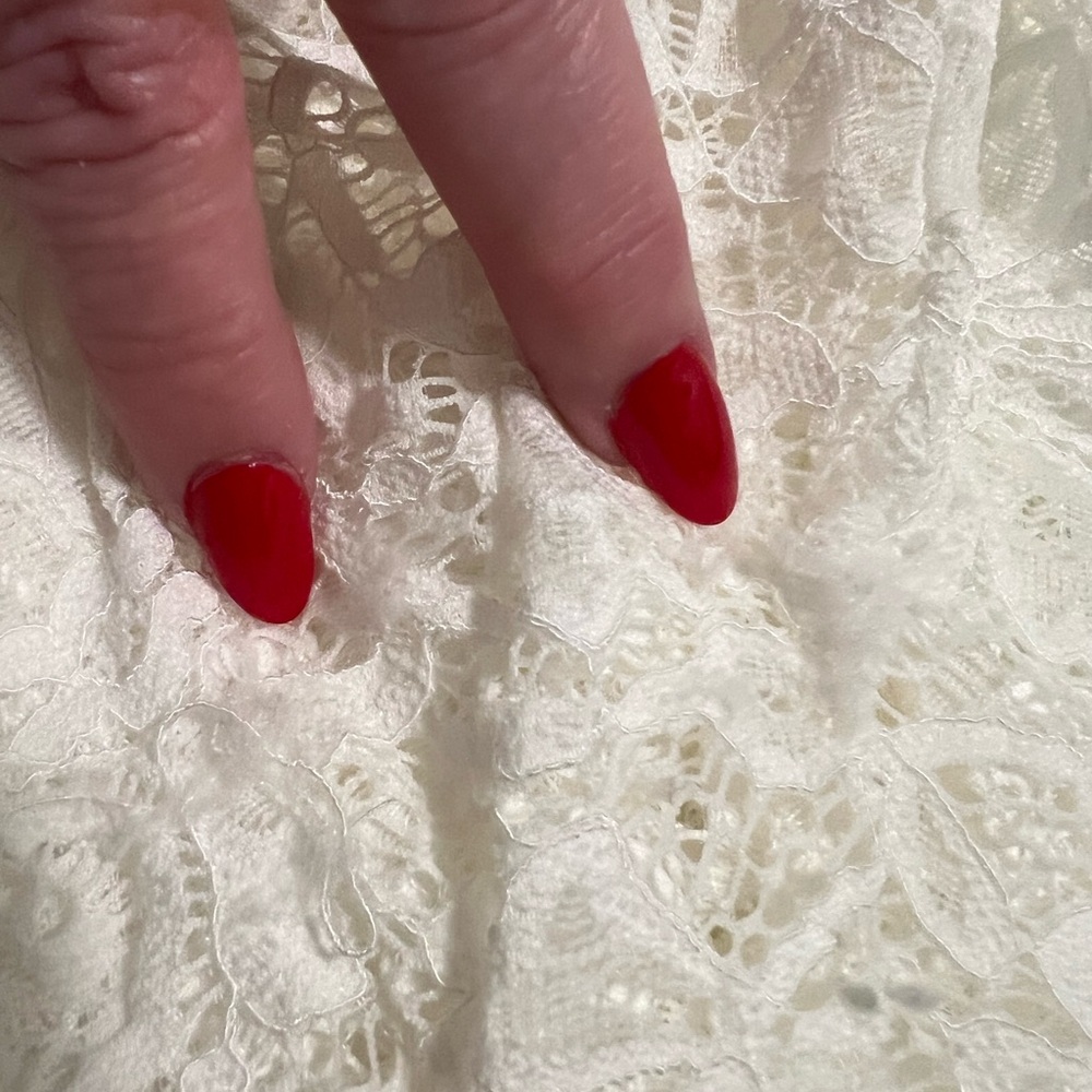 Torrid White Lace Wedding Dress - Picture 15 of 16